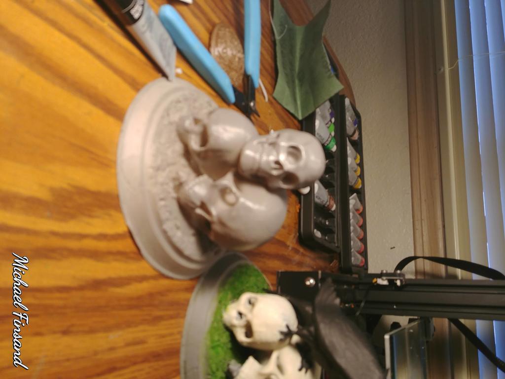 Miniatura 2 do modelo 3D 3 skulls 