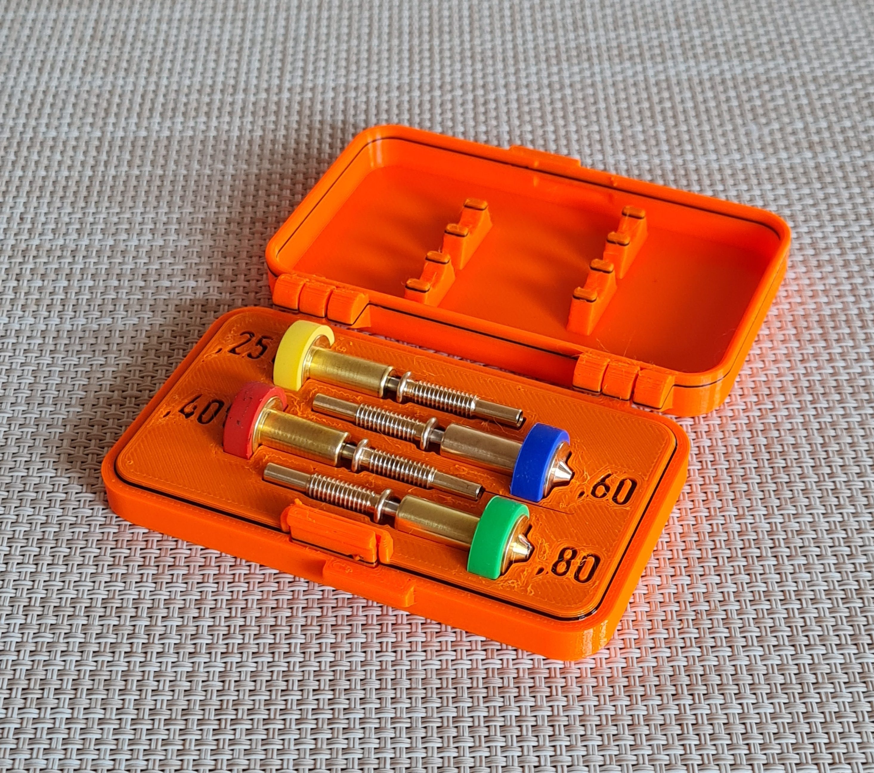 Nozzle Box for E3D Revo Six (print-in-place) - different versions