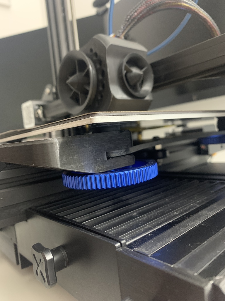 Ender 3 Bed Handle Pi Camera Mount for Silicone Spacers by Kyle 🇬🇧