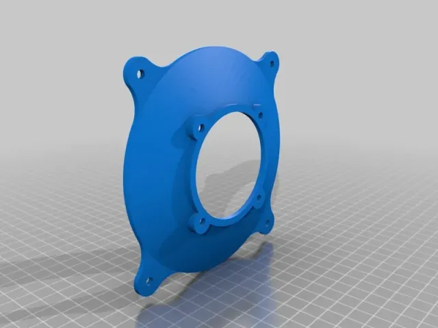 PSU low profile fan adapter (60mm to 120mm)
