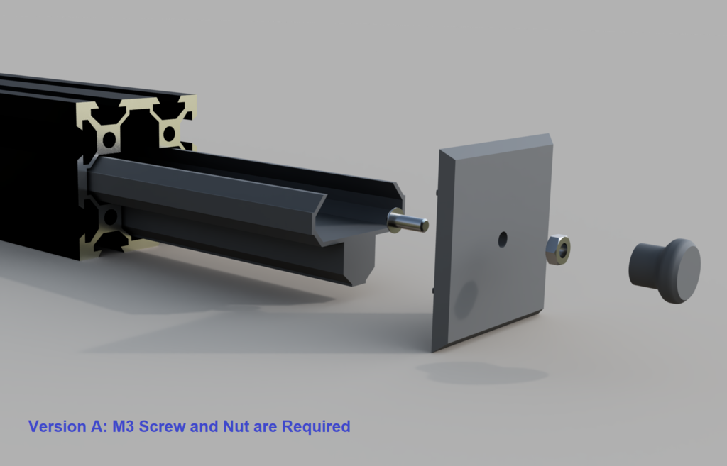 Ender 3 V2 Extrusion Drawer Improved by Blue Wings Download free STL