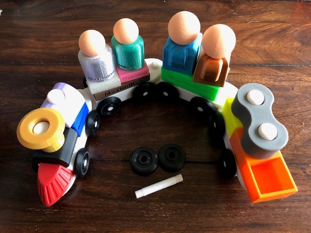 Stacking Block Toy Train V2