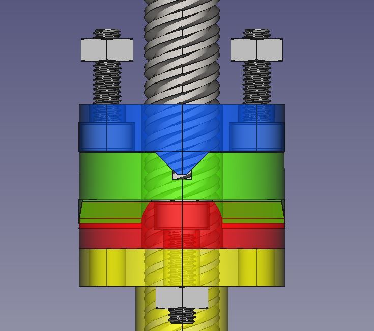 z lead screw banding wobbling compensation bracket