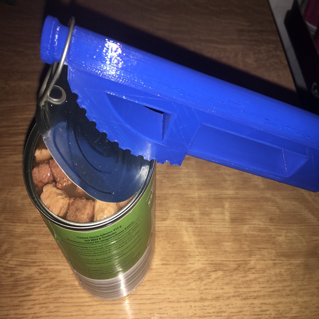 Tab Can Opener - tab lift and lid pull support