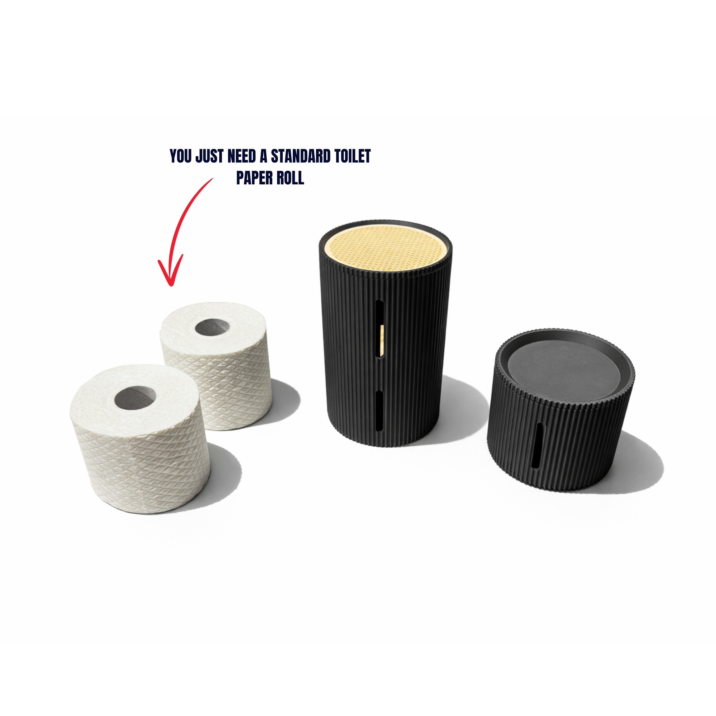 HITAMO - TOILET PAPER ORGANIZER / BATHTOOM DECOR / HOMEDECOR / MODERN DECOR / ORGANIZER — miniatura 13