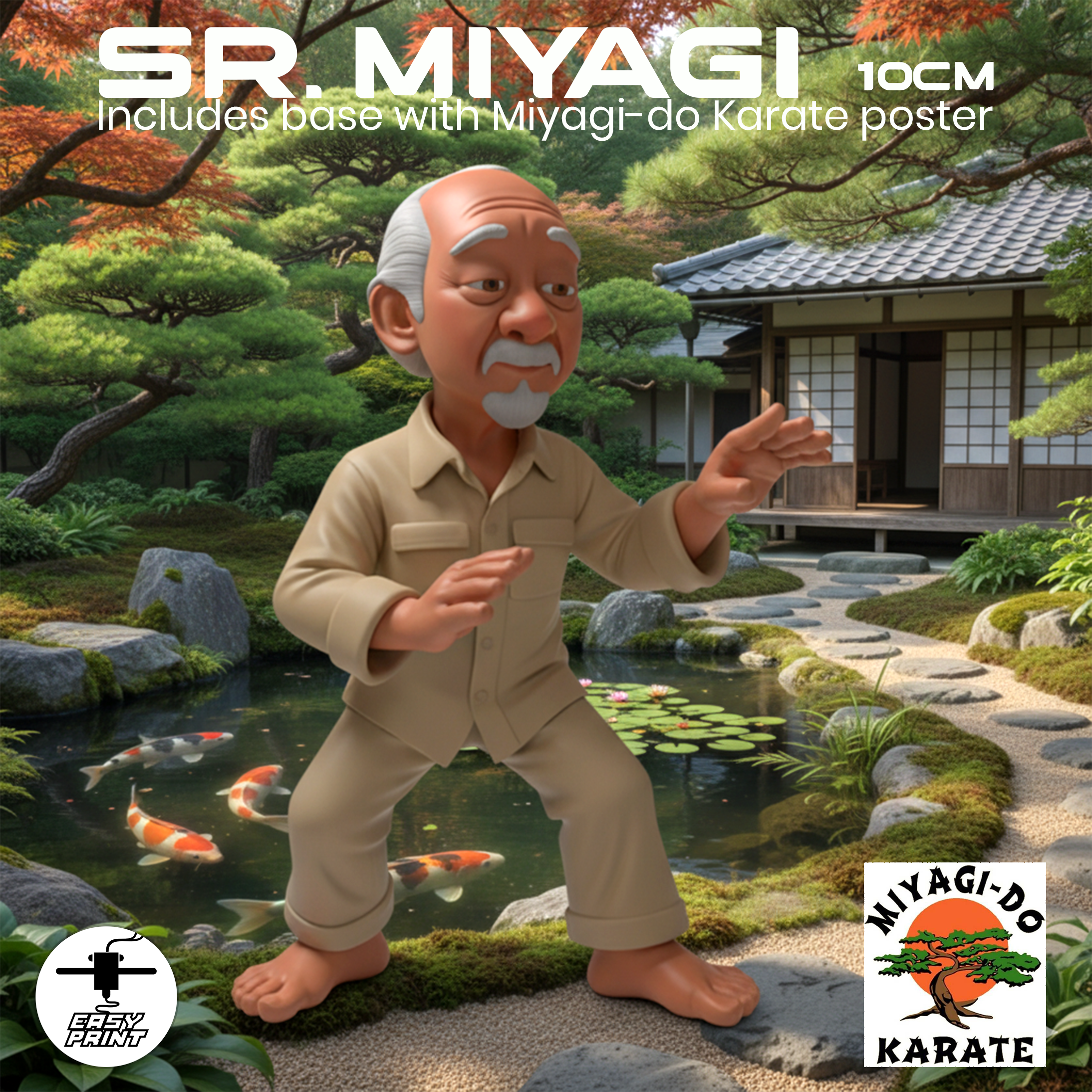 SR. MIYAGI Karate Kid Figure