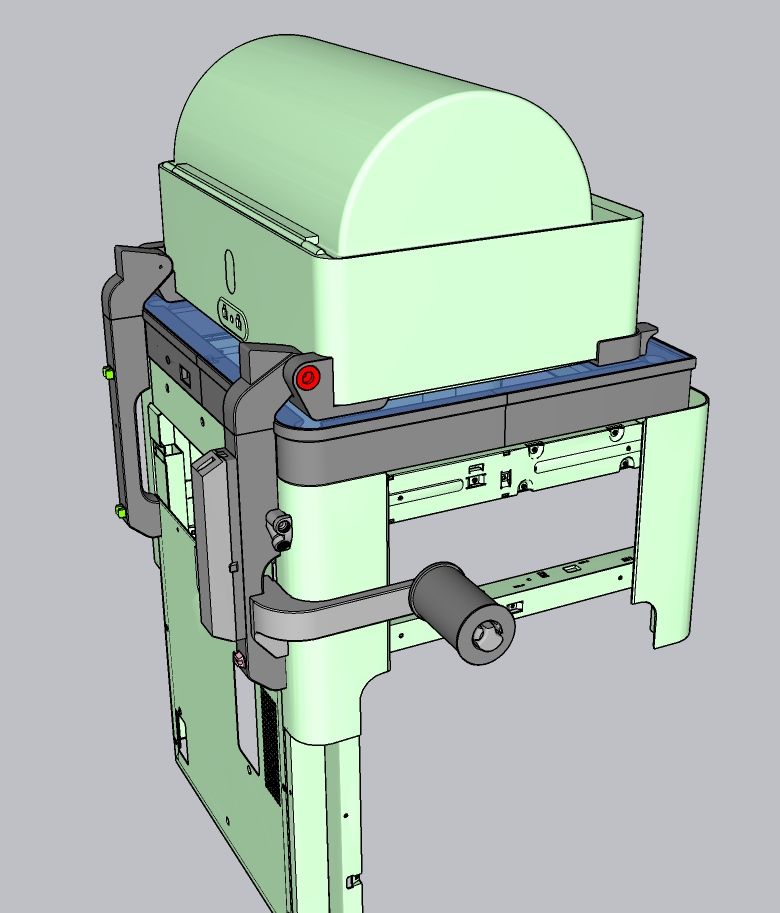 P1S & AMS Lighted Riser and Hinge