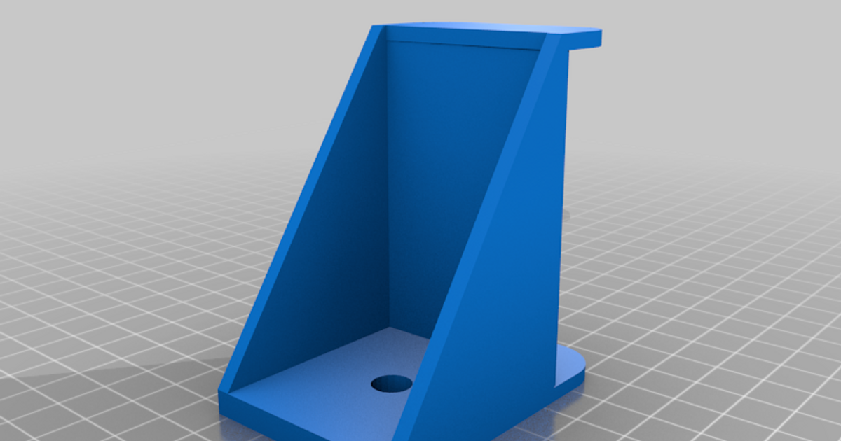 WIDE Headset Hanger for 45mm 8020 by khyams Download free STL model