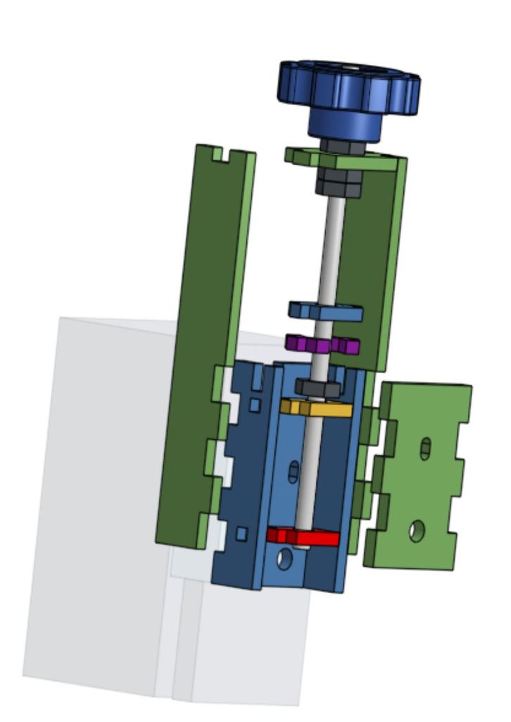 neje 30/40 watt z axis adjuster by dav88 | Download free STL model ...