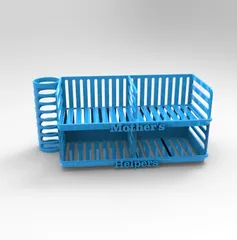 Kitchen Dish Washing Tools Drip Tray by CEL Design, Download free STL  model