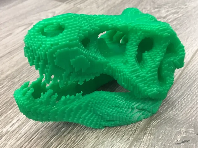 Voxelized T-Rex Skull