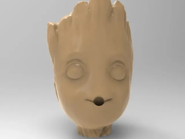 baby groot toothpaste top