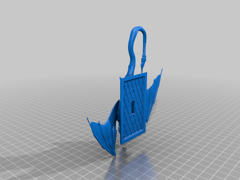 Miniatura 4 do modelo 3D dragon light switch 