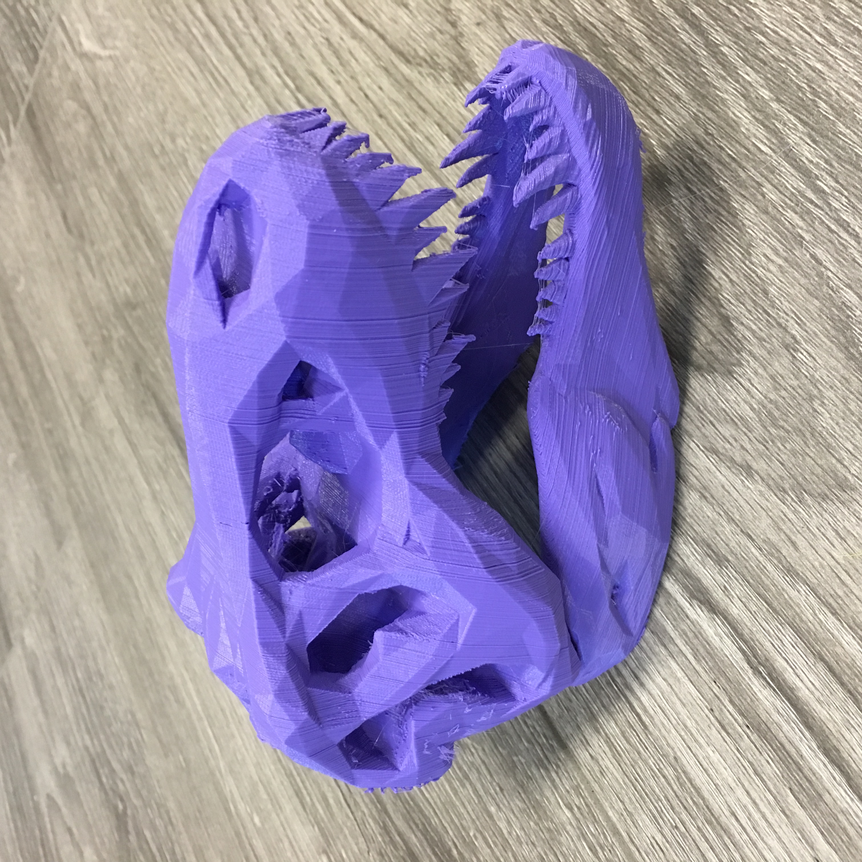 Low Poly T-Rex Skull