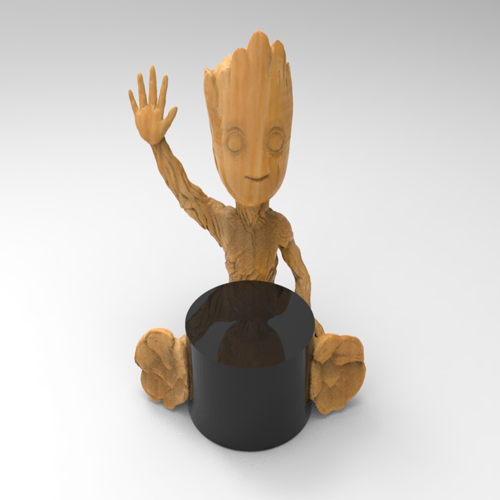 baby groot echo dot 2 holder