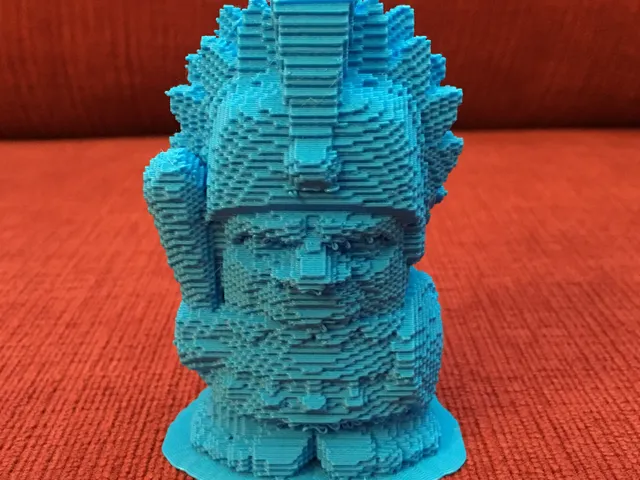 Voxelized Aztec Chief