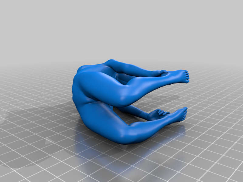 yoga poses girl by dav88 | Download free STL model | Printables.com