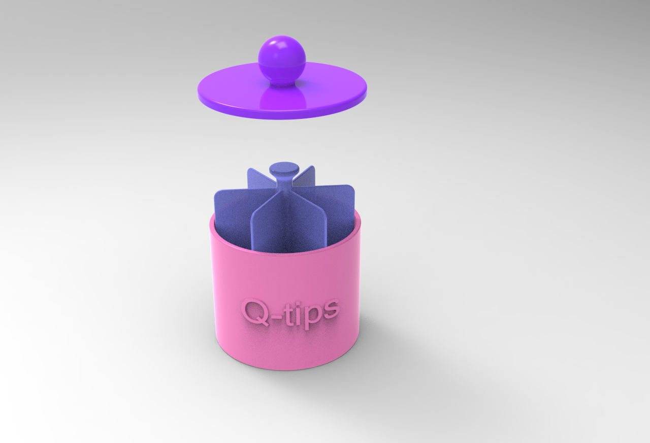 qtip holder round — miniatura 2