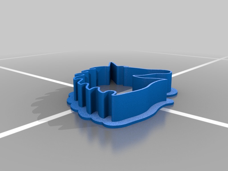 Miniatura 4 do modelo 3D unicorn cookie cutter
