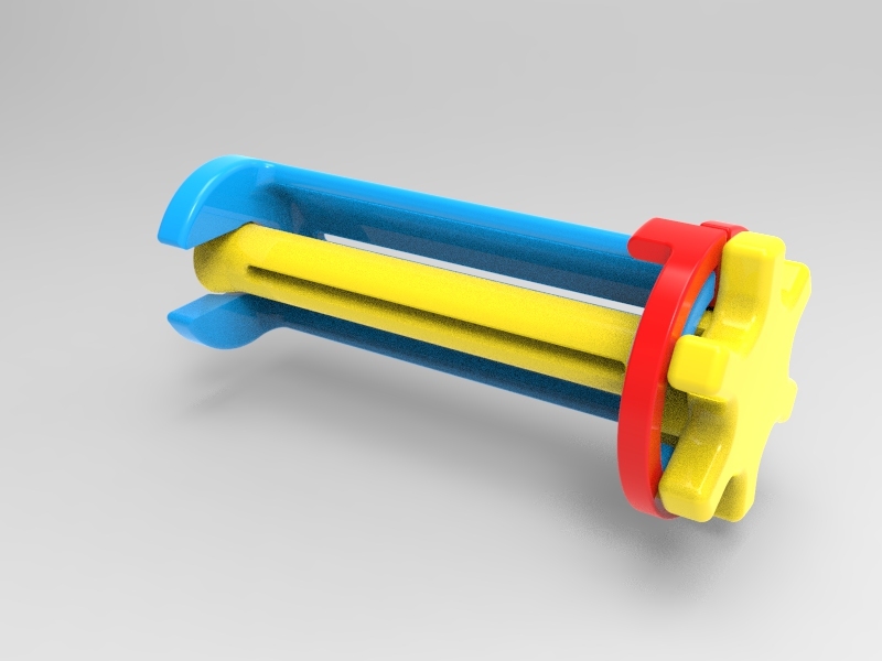 Miniatura 3 do modelo 3D toothpaste squeezer spring