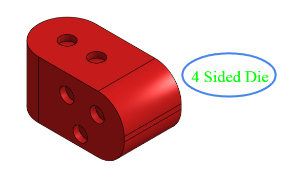 4 Sided Dice