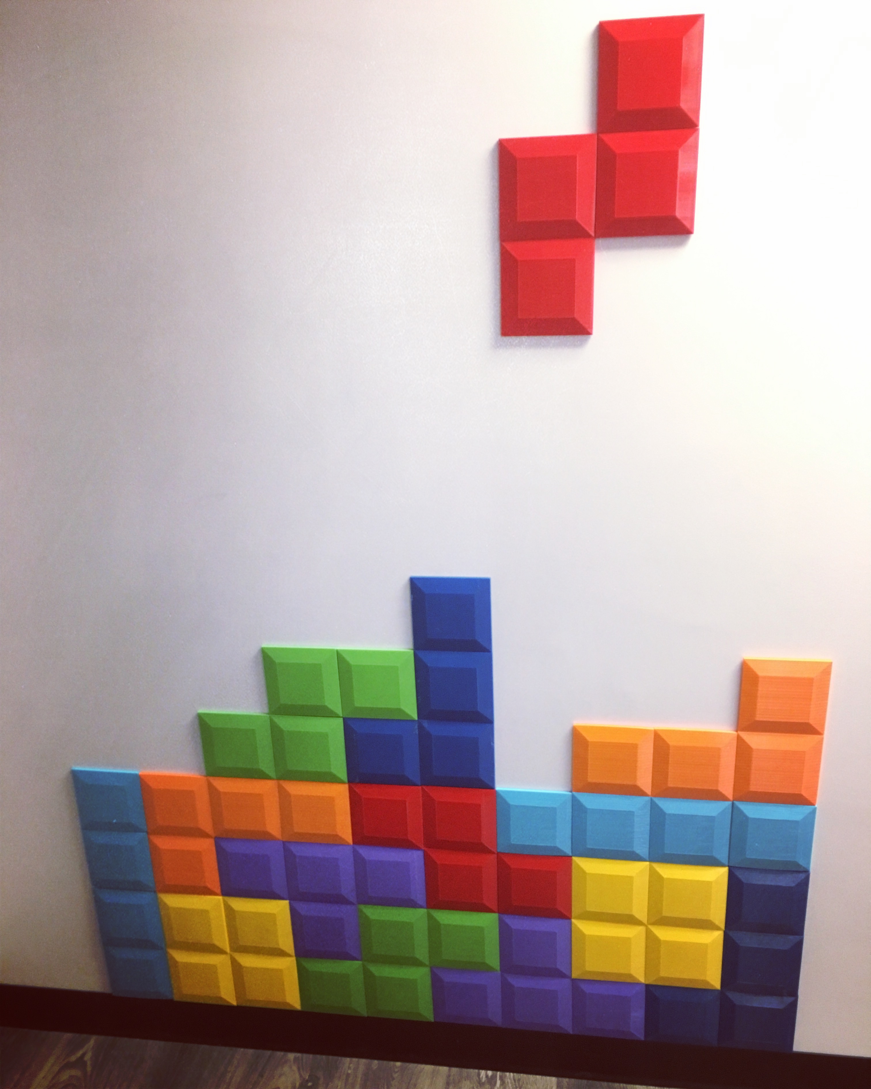 Tetromino Tile for Tetris Wall