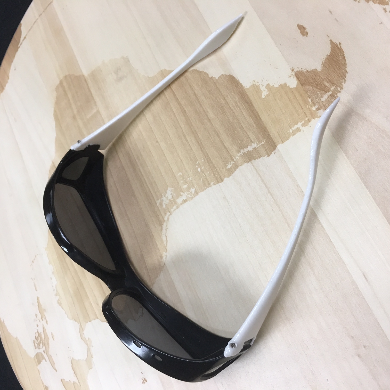 Sunglasses Replacement Arms by Makerwiz Download free STL model