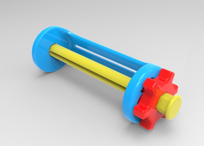 Miniatura 2 do modelo 3D toothpaste squeezer pull push 