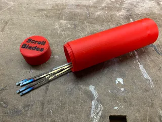 Scroll Saw Blade Bottle