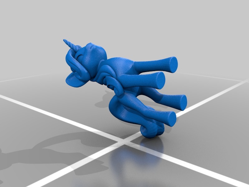 Miniatura 3 do modelo 3D cute unicorn