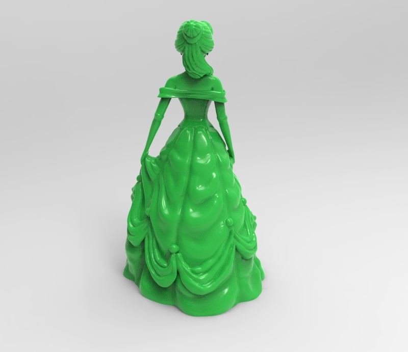 Miniatura 3 do modelo 3D belle remix