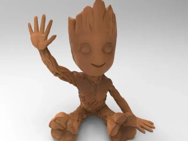 baby groot hollow