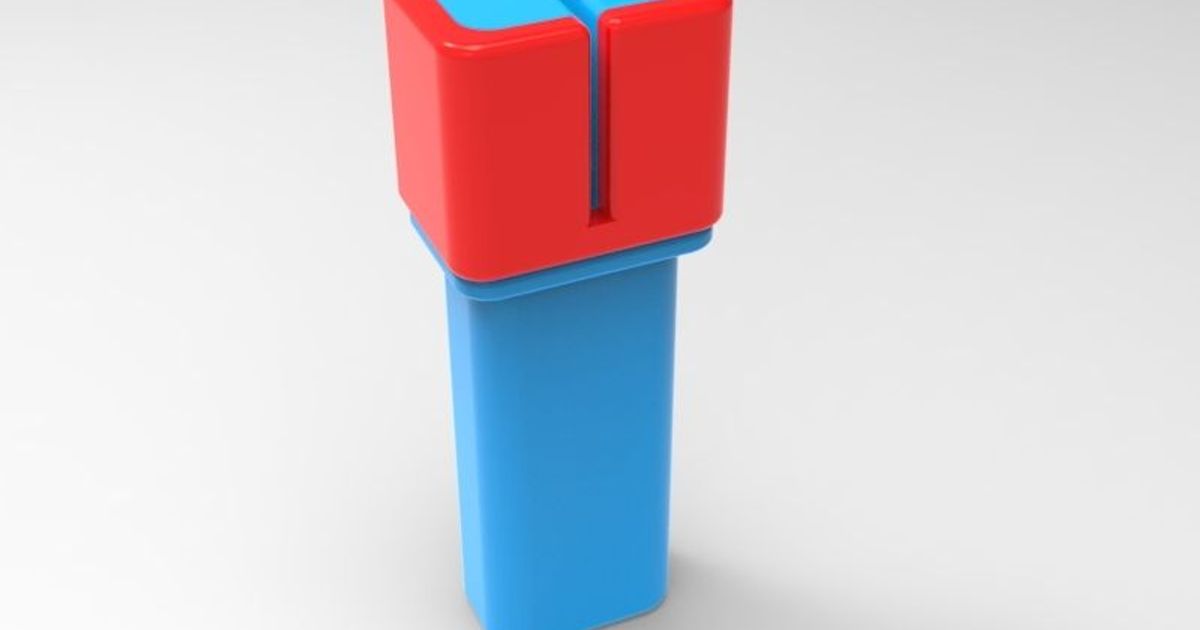 Plastic Bottle Ribbon Cutter by David, Download free STL model