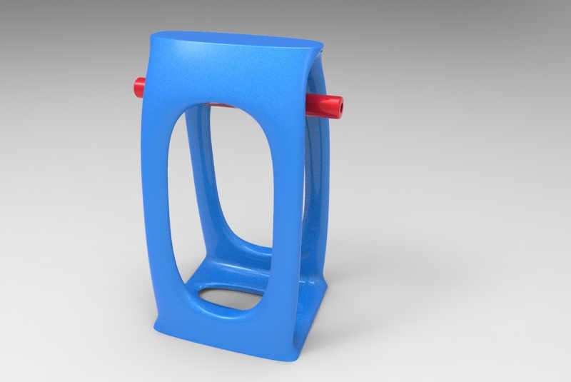 Miniatura 2 do modelo 3D toothpaste holder/squeezer v2