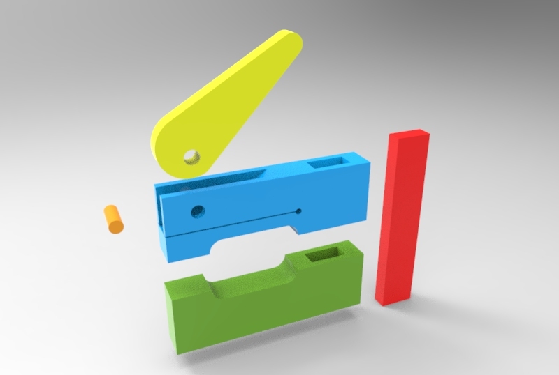 Miniatura 4 do modelo 3D simple clamp
