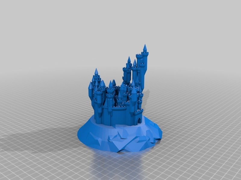 Miniatura 2 do modelo 3D Round Grand Castle