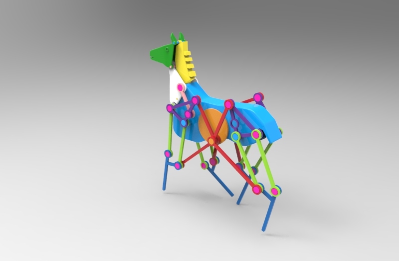 mechanical horse by dav88 Download free STL model