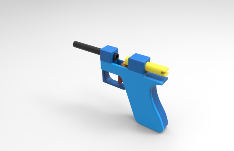 prop gun open bolt design by dav88 | Download free STL model ...