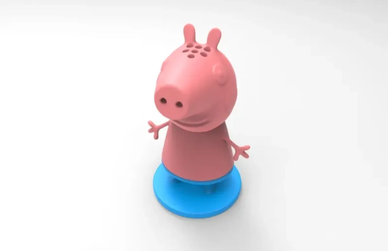 STL file Peppa pig milkshake cup 🐖・3D printable design to