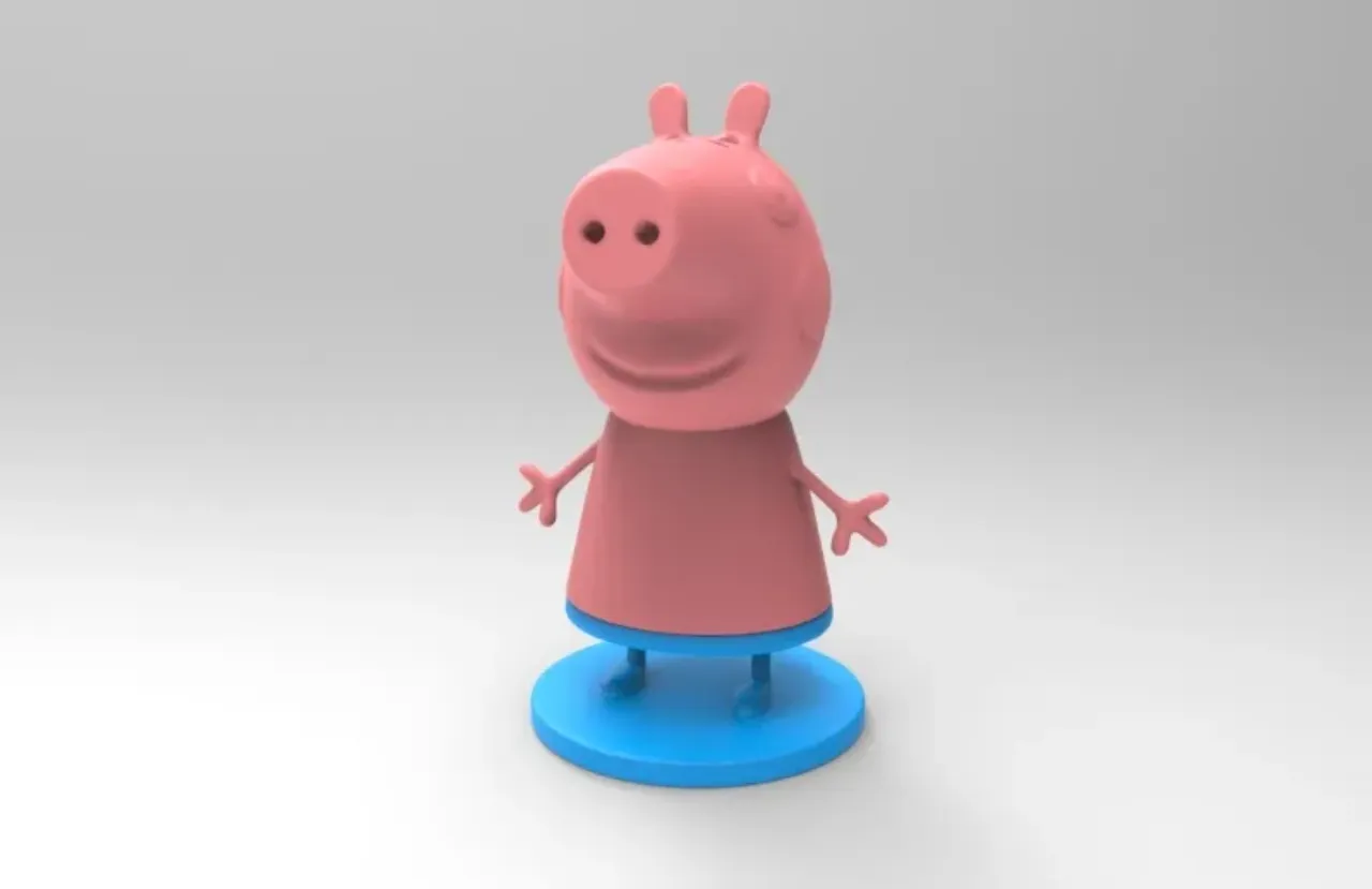 STL file Peppa pig milkshake cup 🐖・3D printable design to