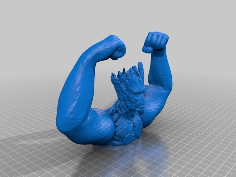 Groot with Beefy Arms by Makerwiz | Download free STL model ...