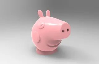 STL file Peppa pig milkshake cup 🐖・3D printable design to