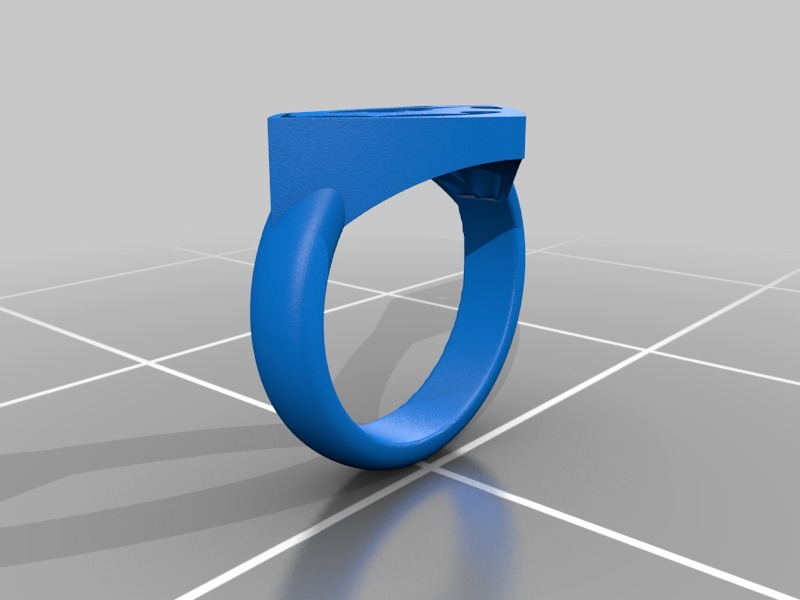 Miniatura 2 do modelo 3D batman vs superman ring