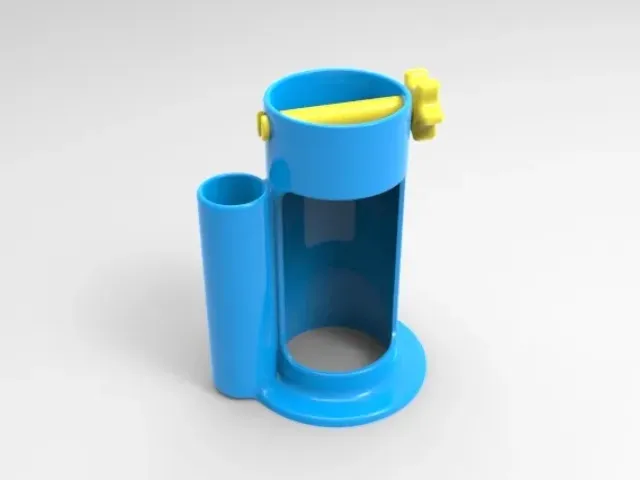 toothpaste squeezer w toothbrush holder