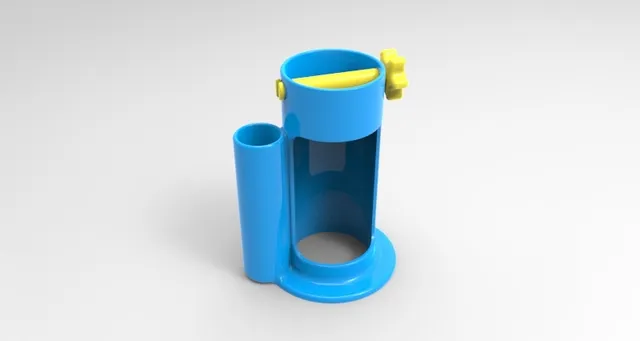 toothpaste squeezer w toothbrush holder