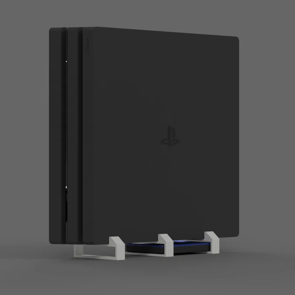Playstation (PS4) Pro Stand External HDD option by Dvora3D