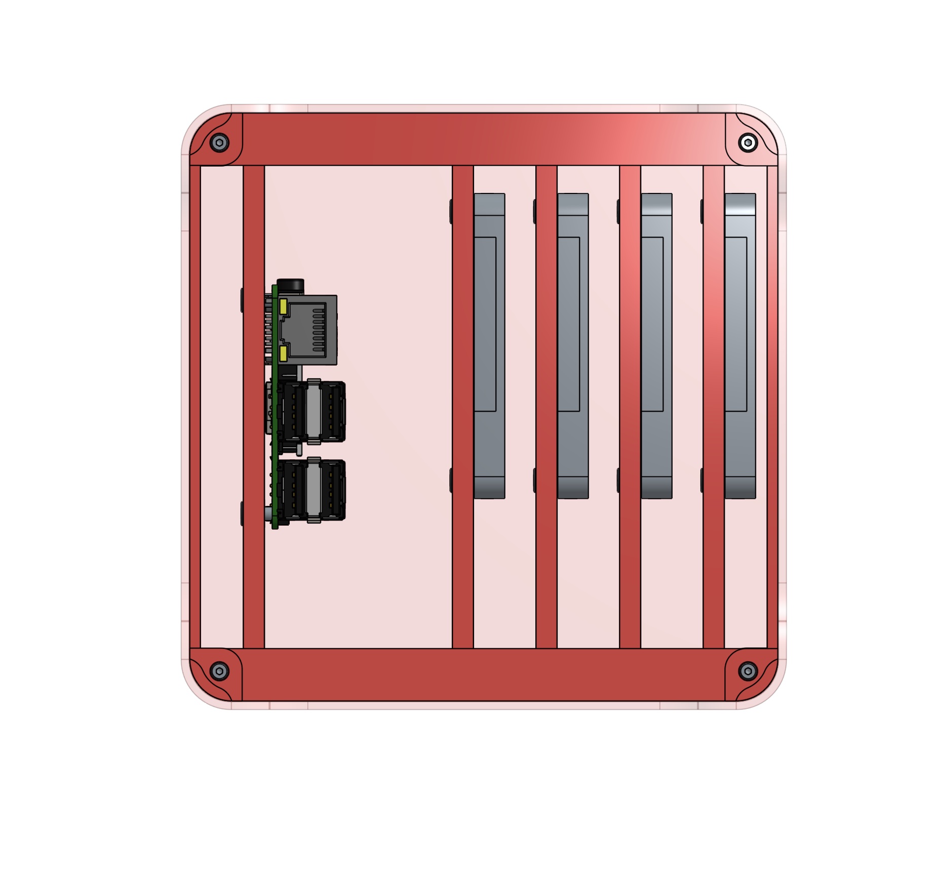 Modular mini server case von IBI Productions | Kostenloses STL-Modell ...