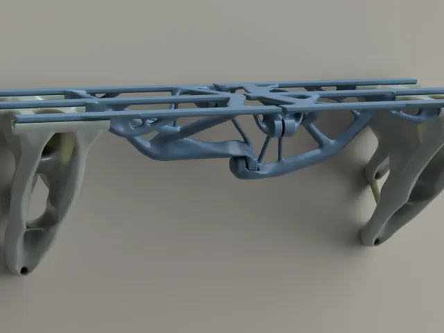 A GD Shelf - Generative Design Shelf w/ Pseudo Kinematic Interfaces