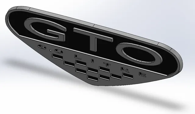 Fifth Gen Pontiac GTO Fender Badge