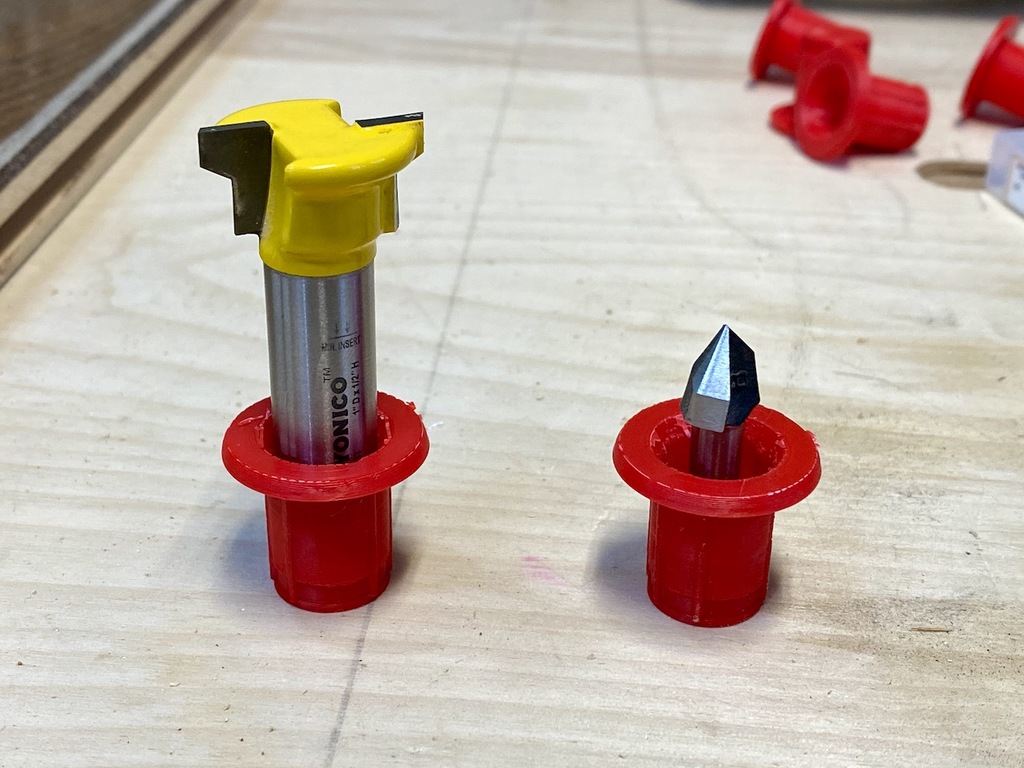 Miniatura 2 do modelo 3D Router Bit Holder Insert